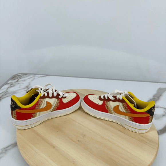 Nike Kids Air Force 1  Little Accra sneakers Size 12.5 Leather Limited Edition - Picture 10 of 12